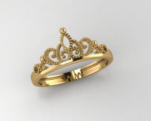 Crown ring 3D model