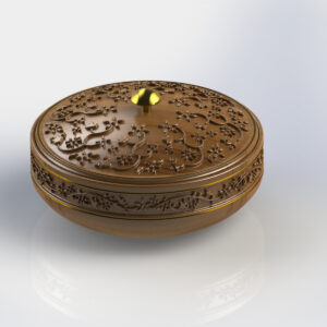 Wooden Traditional Bowl 3D Model