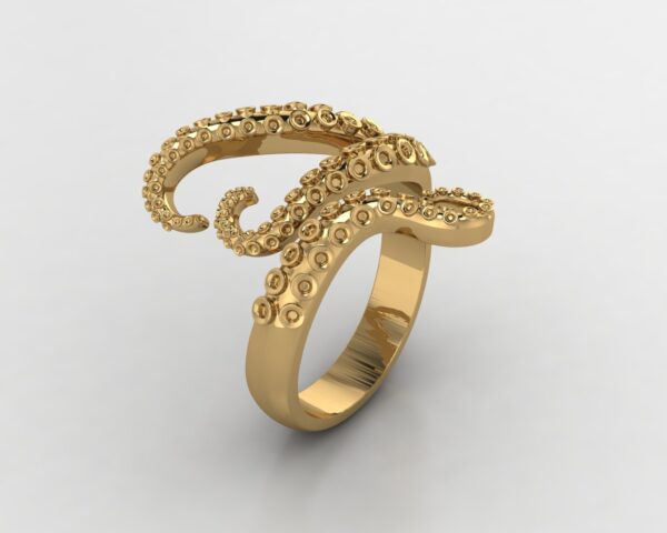 Octopus Ring 3D Model