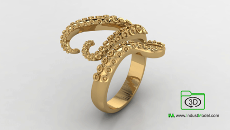 Octopus-Ring-3D-Model-Image-1