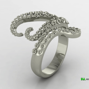 Octopus Ring 3D Model