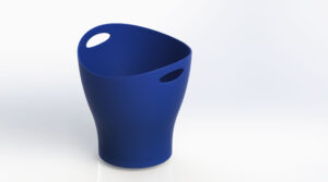 Office Bin 3D Model Image 4