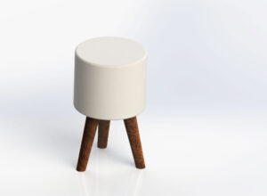 Puff Chair 3D Model Image 2