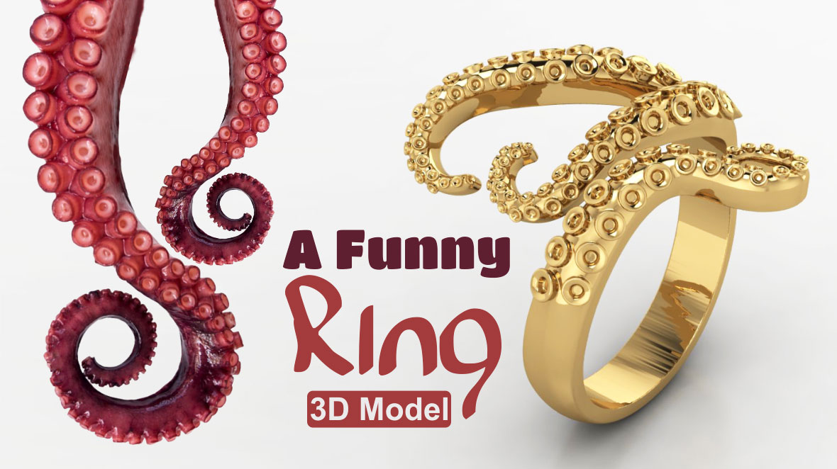 A Funny Ring 3D Model