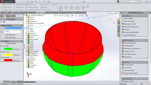 Cap Draft Analysis 2 3D Model