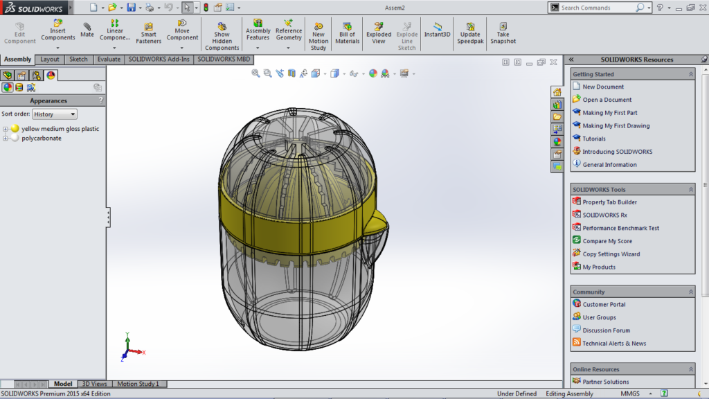 Mini Lime Juicer 3D Model Image 5