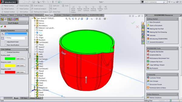 Tank Draft Analysis 1 3D Model