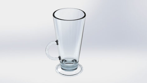 Conical glass 3D Model Image 1