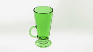 Conical glass 3D Model Image 3
