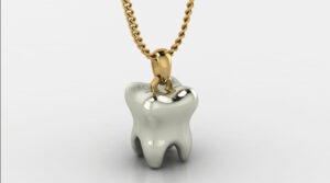 Tooth Necklace 3D Model Image 2