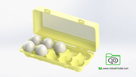 Egg Holder 3D Model Main Image