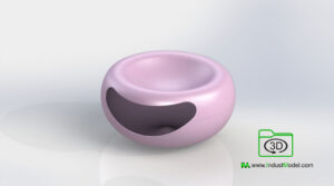 Seed Eating Bowl 3D Model image 4