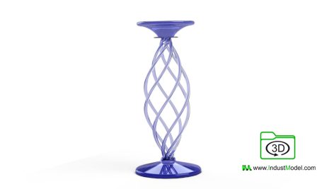 Glass vase base 3D model