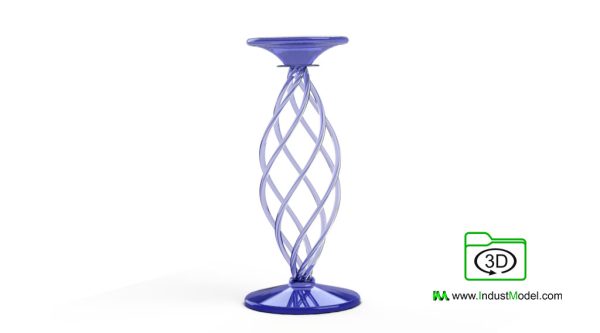 Glass vase base 3D model