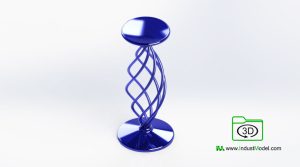 Glass vase base 3D model