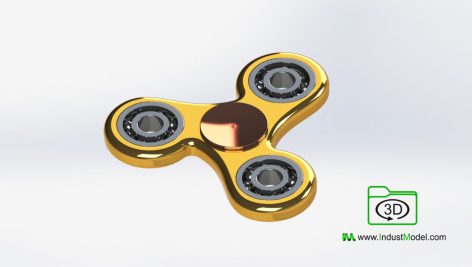 Fidget spinner 3D Model