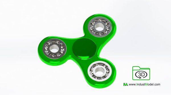 Fidget spinner 3D Model image 2