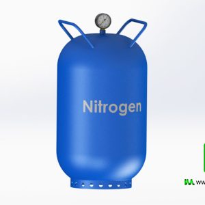 Nitrogen Capsule 3D Model