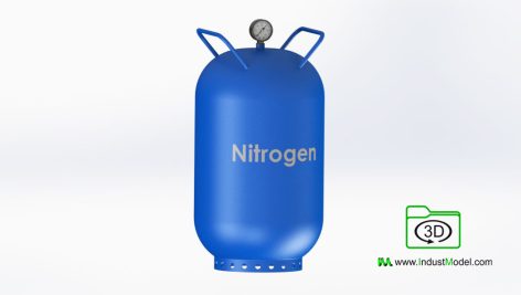 Nitrogen Capsule 3D Model