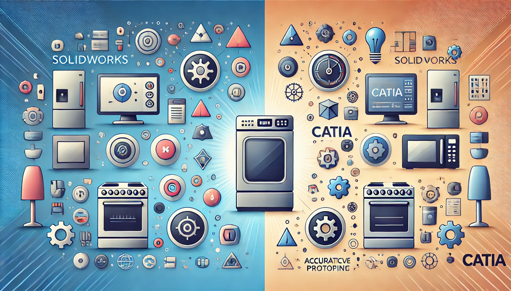 Key Differences Between SolidWorks and CATIA in Home Appliance Design