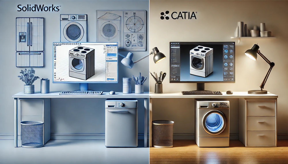 SolidWorks vs CATIA: Which Is Better for Appliance Design?