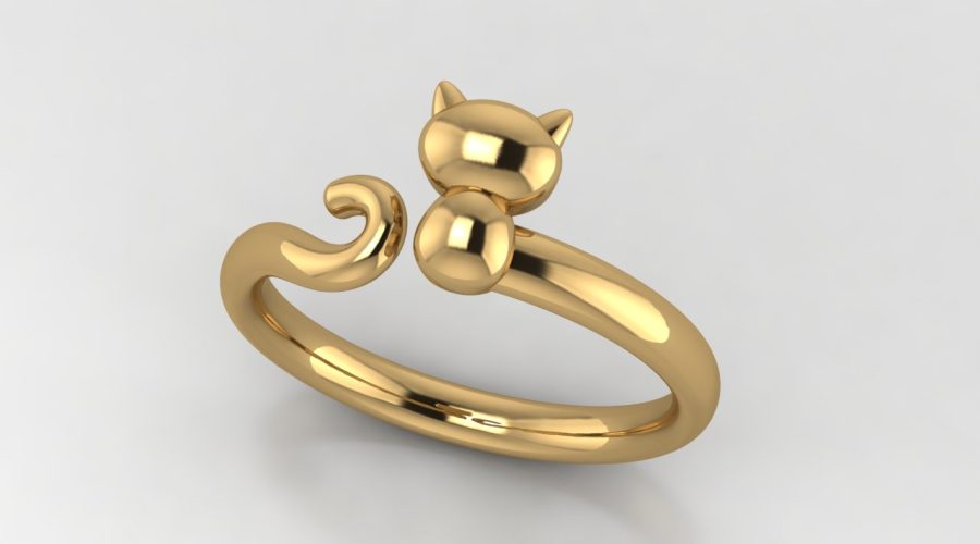 Cat Ring 3D Model